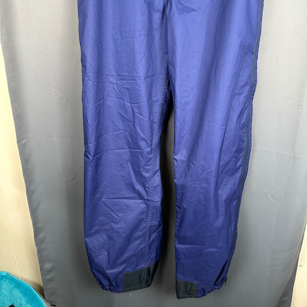Sierra Designs Mens Large Full Zip Rain Pants Navy Blue Outdoor Hiking Shell L - Picture 8 of 10